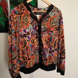 Vintage abstract pullover